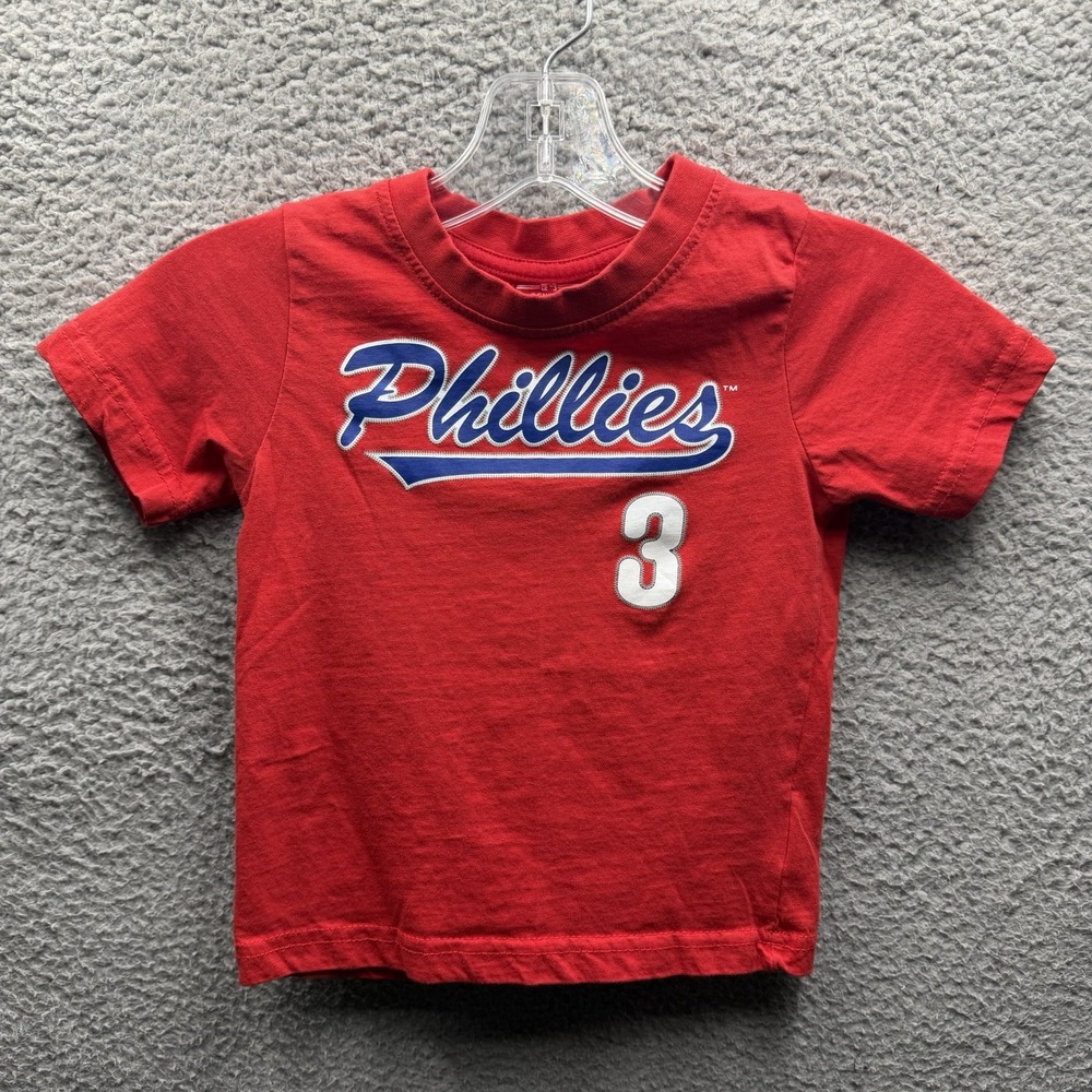 General Merchandise Toddler Boy Sz 4T Red "Harper" Philadelphia Phillies T-Shirt